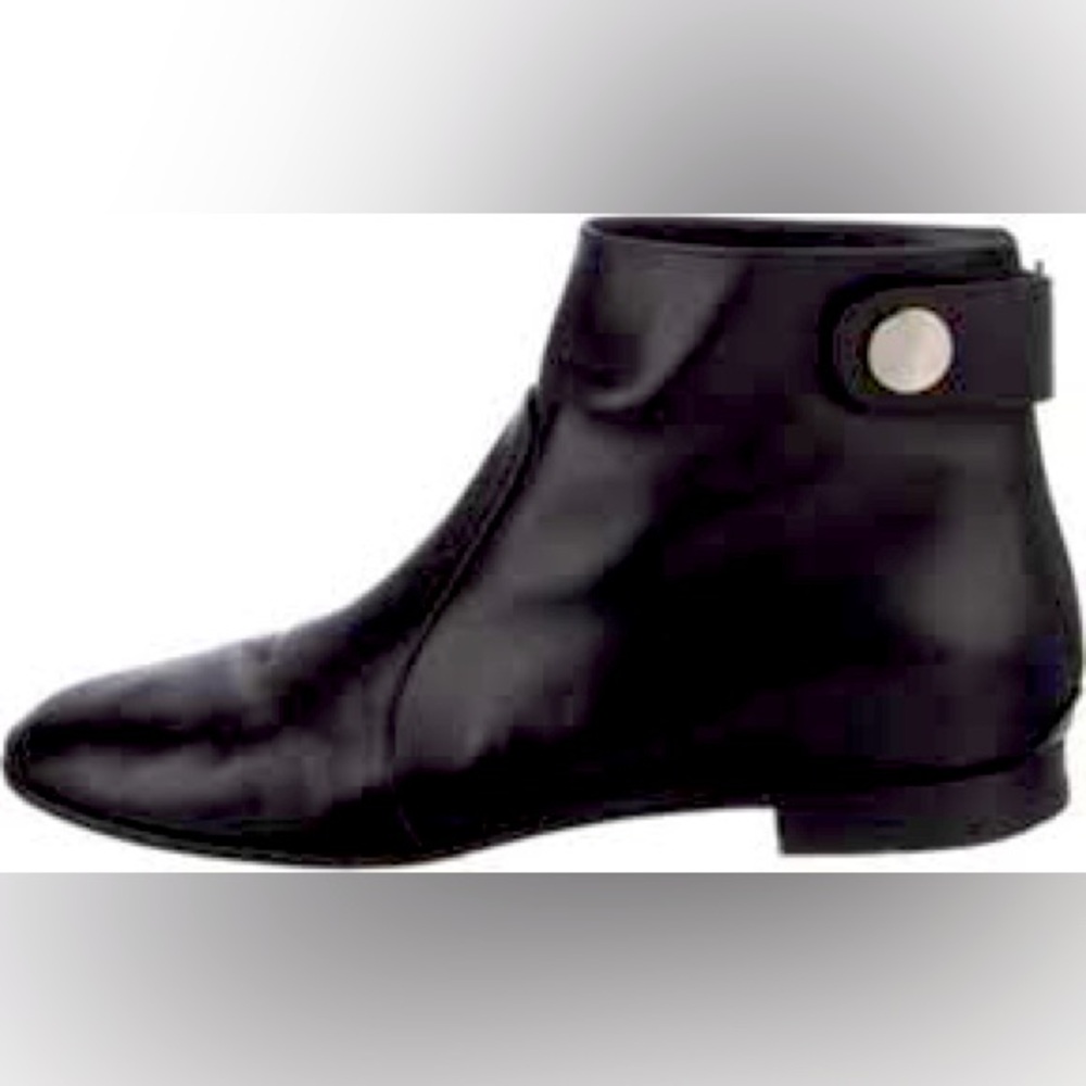 Gianvito Rossi Black Leather Boots 37.5